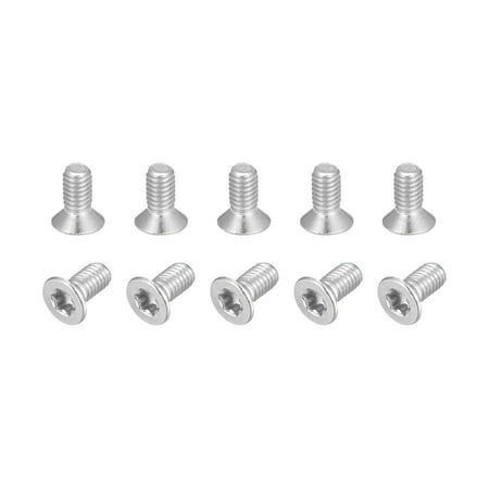 M3x6mm টর্ক্স সিকিউরিটি মেশিন স্ক্রু 316 স্টেইনলেস স্টীল কাউন্টারসঙ্ক হেড টেম্পার প্রুফ স্ক্রু ফাস্টেনার বোল্ট