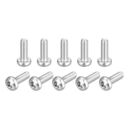 M4x16mm Torx সিকিউরিটি মেশিন স্ক্রু 316 স্টেইনলেস স্টীল প্যান হেড টেম্পার প্রুফ স্ক্রু ফাস্টেনার বোল্ট