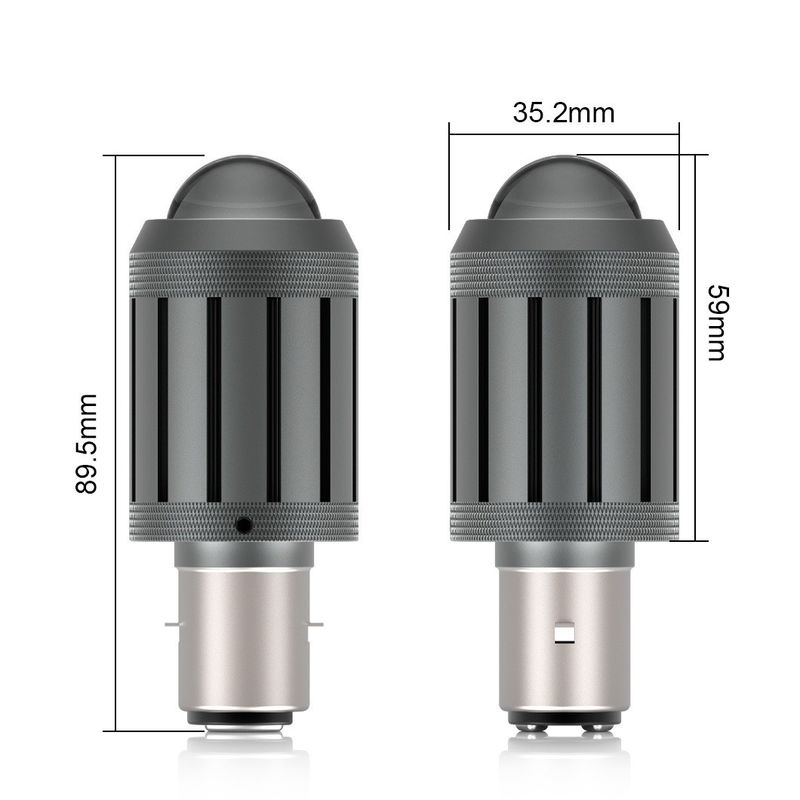 জি-ভিউ মোটরসাইকেল হেডল্যাম্প বাল্ব 12-24V/ LED বাল্ব সুপার উজ্জ্বল সাদা মোটরসাইকেল হেডল্যাম্প স্কুটার আনুষাঙ্গিক